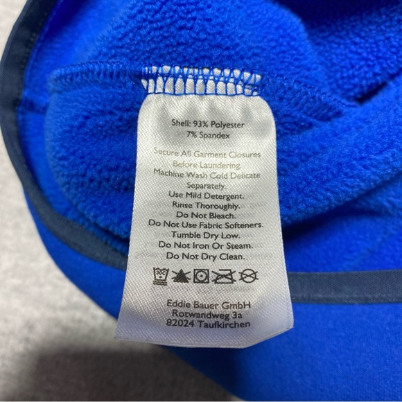 Eddie Bauer Pullover Mens Extra Large Blue First Ascent Radiator Fleece 1/4 XL - Picture 6 of 13